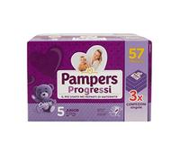 Pampers Pannolini Progressi Junior Taglia 5, 57 Pezzi - 3000 g