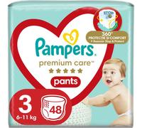 Pampers Premium Care Pants Size 3 pannolini a mutandina usa e getta 6-11kg 48 pz