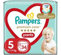 Pampers Premium Care Pants Size 5 pannolini a mutandina usa e getta 11-17 kg 34 pz