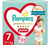 Pampers Premium Care Pants Size 7 pannolini a mutandina usa e getta 17+ kg 27 pz