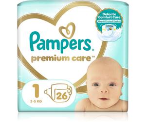 Pampers Premium Care Size 1 pannolino monouso 2-5 kg 26 pz