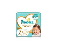 Pampers Premium Care taglia 7 pannolino 15+ kg 32 pezzi - Prodotti Bimbi