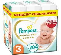 Pampers Premium Protection 81629463 Size 3 Nappy x204 5kg-9kg