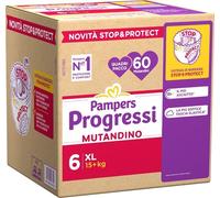 Fater PAMPERS PROGRESSI MUTANDINA QUADRI XL 60 PEZZI
