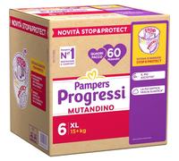 Fater PAMPERS PROGRESSI MUTANDINA QUADRI XL 60 PEZZI