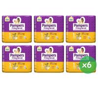 Pampers progressi 168 Pannolini newborn tg.1 (2-5 Kg) neonato 6 pacchi da 28 pz.