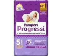 54 Pannolini PAMPERS PROGRESSI Pannolini Bambini taglia 5 Junior 11-25 kg NUOVI