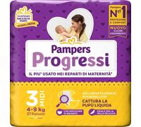 Pampers Progressi Midi 4-9kg New 27pz
