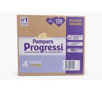 Pampers Progressi & Fit Prime Maxi, 126 Pannolini, Taglia 4 (7-18 Kg),1 pz
