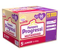 Fater PAMPERS PROGRESSI MUTANDINA QUADRI JUNIOR 68 PEZZI