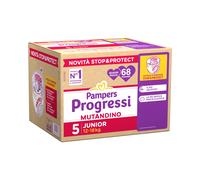 Pampers Progressi Mutandino Quadripack Tg.5 Junior 12-18kg 68pz