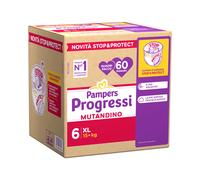 Pampers progressi mutandino xl quadri pacco x60