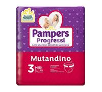 Pampers Progressi Mutandino Taglia 3 MIDI (3-11Kg) 21 Pannolini