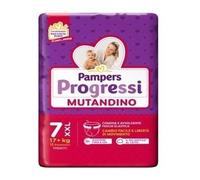PAMPERS Progressi Mutandino Taglia 7-XXL dai 17kg - 15 pezzi