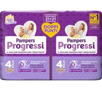 Pampers Progressi Pannolino Maxi Pacco Dppio 42 Pezzi