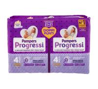 Pampers Progressi Pannolino Maxi Pacco Dppio 42 Pezzi