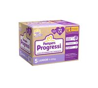 Pampers Progressi Quadri Pannolini Junior Taglia 5 (11-25 kg) Offerta 72 Pannolini