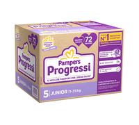 Pampers - Progressi Quadripack Taglia 5 Junior 72pz