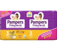 Pampers Progressi Tg.3 Midi 54 Pannolini