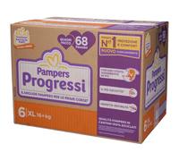 PAMPERS PROGRESSI XL 68 PEZZI