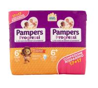Pampers Progressi XL Pacco Doppio 34 Pezzi