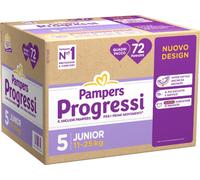 Pampers Quadri Progressi Junior Pannolini 72 Pezzi
