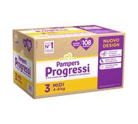 Pampers quadri progressi midi 108 pezzi