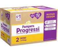 Pampers Quadri Progressi Mini Pannolini 112 Pezzi