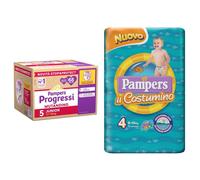 Pampers Quadri Progressi Mutandino Junior 12-18 Kg + Pampers Il Costum