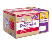 Pampers Quadri Progressi Mutandino XXL 17+ Kg 60 pz Pannolini
