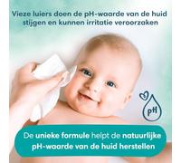 Pampers Salviette umidificate Harmonie Aqua 6 confezioni da 48 salviettine umidificate, 288 salviettine umidificate che aiutano a ripristinare il pH naturale della pelle, lozione leggera con acqua al