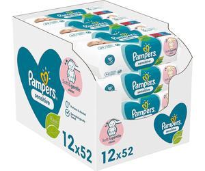 Pampers Sensitive Salviettine umidificate 12 confezioni 12 St