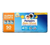 Pampers Sole e Luna Maxi 4 7-18kg 50 pz Pannolini