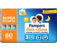 Fater Pampers Sole Luna Trio Midi 60 Pezzi