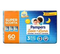 Fater Pampers Sole Luna Trio Midi 60 Pezzi