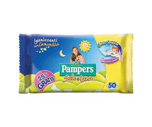 Pampers Sole e Luna + Effetto Spugna 46 pz Salviette