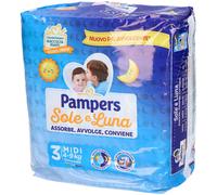Pampers sole luna mididi 20 pezzi