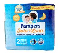 Pampers Pannolini Sole&Luna Taglia 2 - 3/6kg 21pz