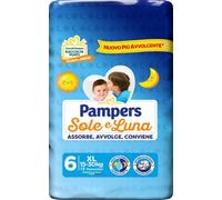 78Pz PAMPERS SOLE E LUNA Pannolini Bambini taglia 6 Extralarge 15-30 kg
