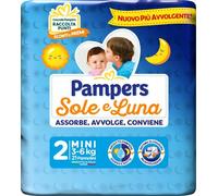 PAMPERS Sole&Luna - 21 pannolini Taglia 2 dai 3 ai 6 Kg