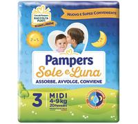 PAMPERS SOLE&LUNA MIDI 20PZ 9495