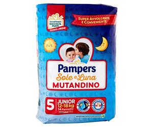 PAMPERS SOLE&LUNA MUTANDINA JUNIOR x14 pezzi