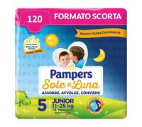 Pampers Sole e Luna Extralarge Taglia 6 (15-30 kg) - 16 pz