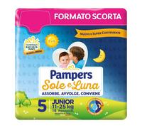 Pampers Sole Luna Pannolini Taglia 5 Offerta Tripack 48 Pannolini