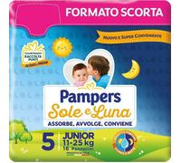 Pampers Sole Luna Pannolini Taglia 5 Offerta Tripack 48 Pannolini