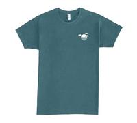 Pampling Maglietta a Maniche Corte, 100% Cotone, Abbigliamento Unisex per Uomo e Donna, Serigrafata con Collo Rotondo e Taglio Dritto (Reflection Verde, XXL)