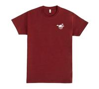 Pampling Maglietta a Maniche Corte, 100% Cotone, Abbigliamento Unisex per Uomo e Donna, Serigrafata con Collo Rotondo e Taglio Dritto (Reflection Rosso, M)