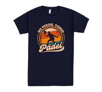 Pampling Maglietta a Maniche Corte, 100% Cotone, Abbigliamento Unisex per Uomo e Donna, Serigrafata con Girocollo e vestibilità Regolare, per Giocatori di Padel (No Puedo Tengo Padel, XXL)