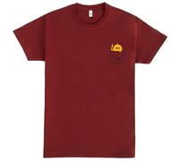 Pampling Maglietta a Maniche Corte, 100% Cotone, Abbigliamento Unisex per Uomo e Donna, Serigrafata con Girocollo e vestibilità Regolare, Colore Rosso (Funny Duck, M)