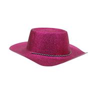 Pams - Cappello da cowboy con glitter, rosa